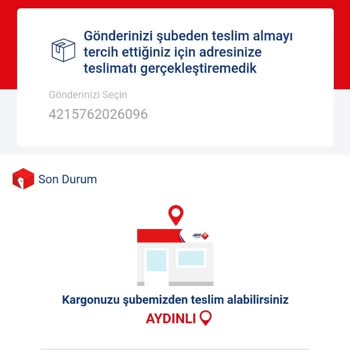 Aras Kargo Kargo Gecikmesi Yanıltıcı Mesaj