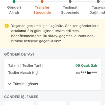 Trendyol Express Teslimat Yapamıyor 6 Gündür Gönderi Bekliyor.