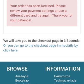 Asaletr.cloneheads.net Siparişimin Ücreti Alındı Ama Takibi
Oluşturulmadı, Paramın İadesi Yok