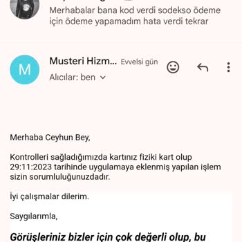 Sodekso Hatalı Kod