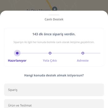 Getir Siparişimde Yaşanan Uzun Bekleme Süresi