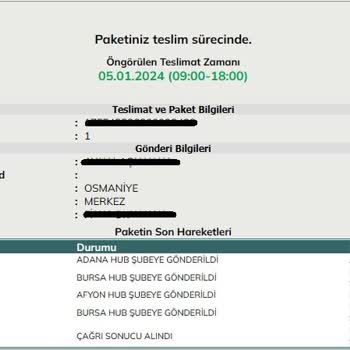 UPS İle Kaybolan Paketler Ve Çözümsüzlük