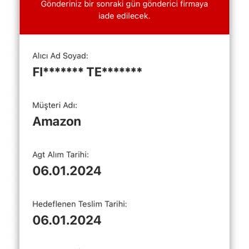 AGT Kurye (aynigunteslim.com) Absürt Teslimat Saatleri, Günlerce Süren Teslimat Sarmalı