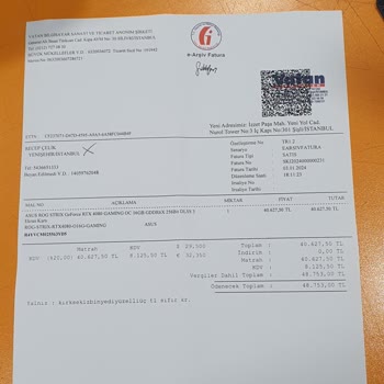 Vatan BİLGİSAYAR'IN 1 Haftalık Açılmamış Ürünü İade Almaması!