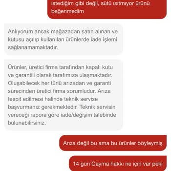 Media Markt Ürünümü İade Almıyor