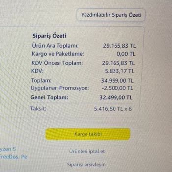 Alışverişime İade Harici Çözüm Bulamayan Amazon