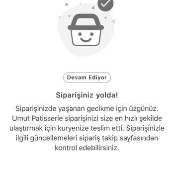 Yemeksepeti Mersin'de Geciken Pasta Teslimatı İle İlgili Şikayet