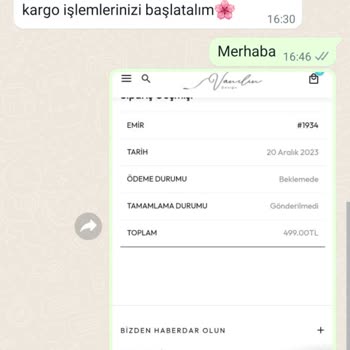 Vanilin Design Siparişi Göndermiyor 20 Gün Oldu. Daha Nice Günlere...