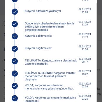 Aras Kargo, Kargomu Getirmediği Halde Teslim Edildi Gözüküyor