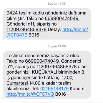 MNG Kargo Başarısız Teslimat Denemesi!