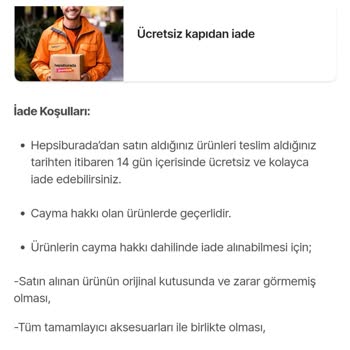 Hepsiburada Premium Kapıda İade Yalanı