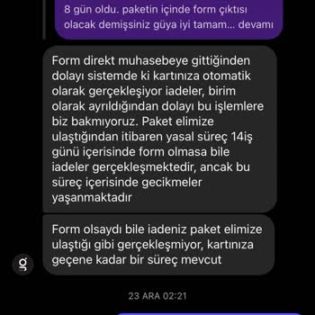 Gerusta İademi Aldı Fakat Paramı Vermiyor?