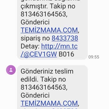 MNG Kargo Alkent Şubesi Yanlış Mesaj.