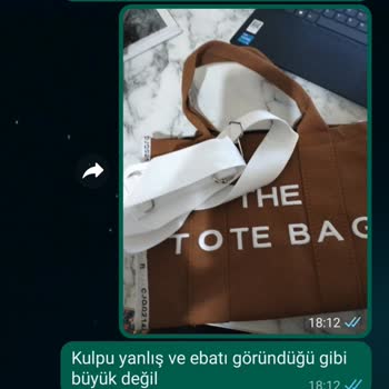 Canta_hanzade (Instagram) Çanta Siparişinde Ürün Uyuşmazlığı Ve İade Problemi