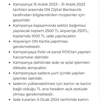 Burgan Bank Yılbaşı Kampanyası İadesini Yapmadı