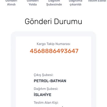 Trendyol Kargomun İadesi Ve Para İadesi Süreci Hakkında Bilgilendirme Talebi