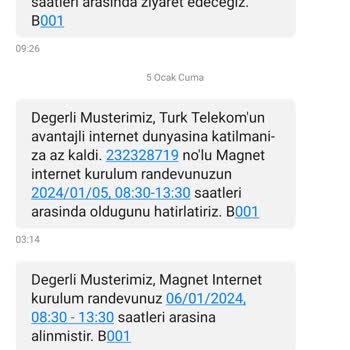 Türk Telekom Magnet İnternet Kurulumuna Gelmiyor