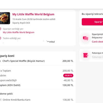 Yemeksepeti Yaşadığım Olumsuz Durumu Belirttiğim Yorumumu Yayınlamıyor