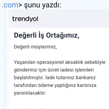 Trendyol Express Kargom Gecikti, Mağduriyetim Giderilmedi!