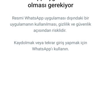 WhatsApp Numaram Bloke Olmuş