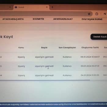Siparişim Gelmedi Totemim.com Boyner Pişmanlık