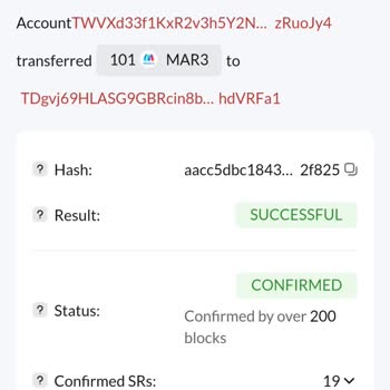 Tron Ağı İle Tronlink Cüzdanı Mar3 Token Mağduriyeti