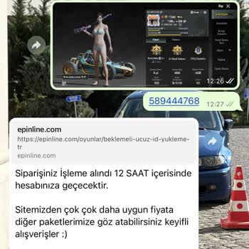Epinline.com Sitesinin PUBG Mobile Uc Yüklememe Sorunu.
