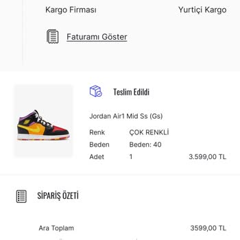 Sneaks Up Para İadesinin Yapılmaması