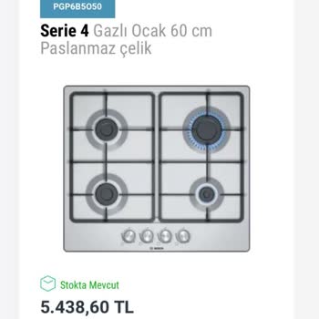 Bosch Set Üstü Ocak Çizik İçinde. Kalite %0