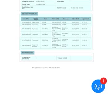 PTT Kargo Kargom Transfer Sırasında Kaybolmuş!