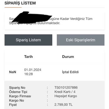 Schafer Air Fryer Siparişimi Göndermedi Ve İptal Etti.