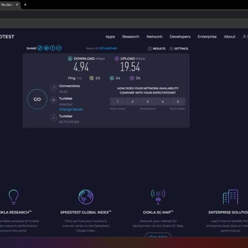 TurkNet 100mbps Olması Gereken İnternet Hızımın 10larda Gezmesi?
