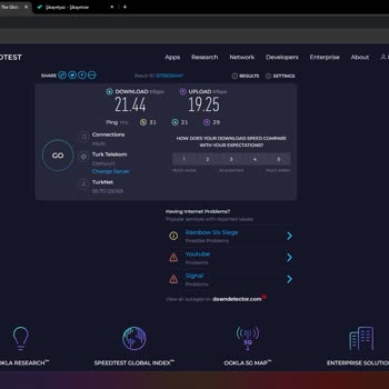 TurkNet 100mbps Olması Gereken İnternet Hızımın 10larda Gezmesi?