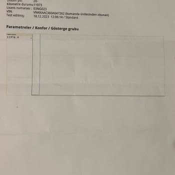 Toyota Satış Öncesi Ekspertizde Şanzıman Kilometresi Sorunu