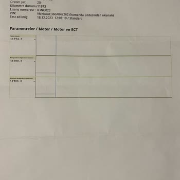 Toyota Satış Öncesi Ekspertizde Şanzıman Kilometresi Sorunu