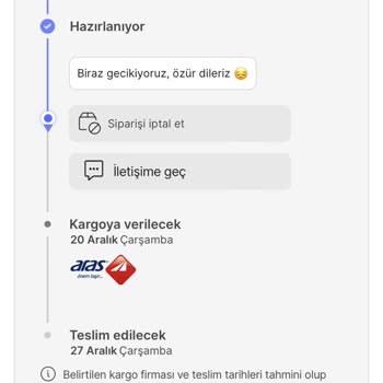 Avva Satıcısının Kargoya Ürün Teslim Etme Sorunu
