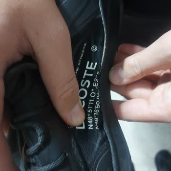 #Lacoste Ürün Hatası