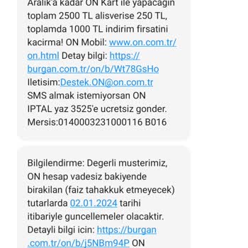 Burgan Yılbaşı Kampanyası İadesini Vermedi!