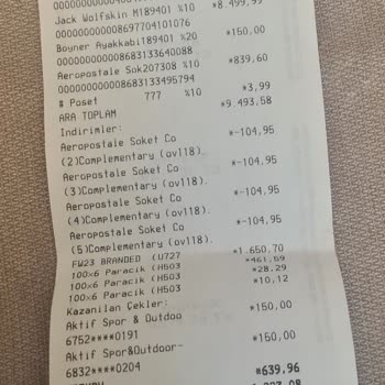 Forum İstanbul Boyner Jack Wolfskin Marka Çözüm Sunmuyor