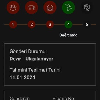 Bir Günde Kargo Şehir İçi 6 Günde Gelmeyen Kargo