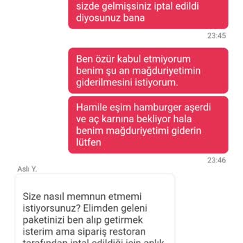 Yemeksepeti 1.5 Saat Bekleyiş Sonrası Sipariş Hüsranı