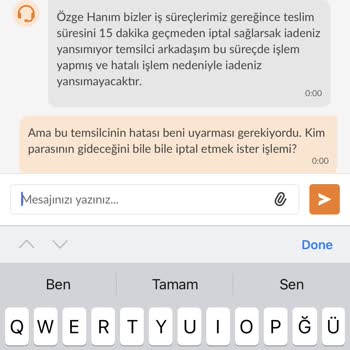 Trendyol Yemek Trendyol Ücret İademi Gerçekleştirmiyor