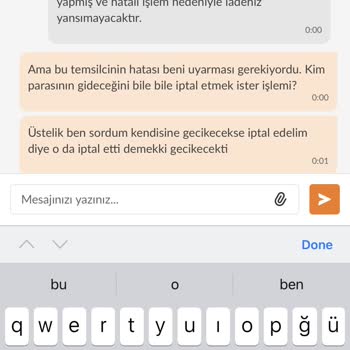 Trendyol Yemek Trendyol Ücret İademi Gerçekleştirmiyor