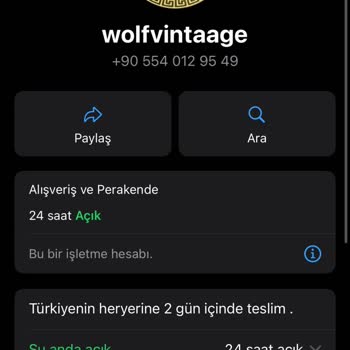 Wolfvintagee (Instagram) Wolf Vintage Tarafından İade Yapılmadı