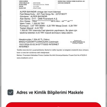 Wolfvintagee (Instagram) Wolf Vintage Tarafından İade Yapılmadı