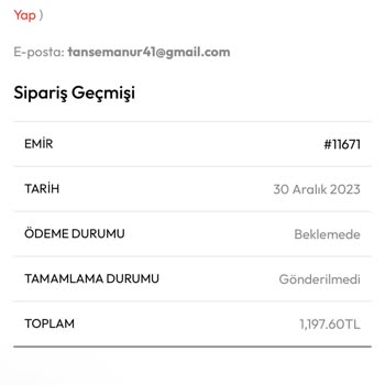 Vanilin Design'dan Bianca Butik'e Dönüşüm Mağduriyeti