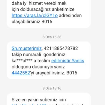 Aras Kargo/ Kargom Nerede