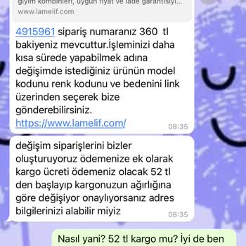Lamelif Giyim Giyim Firmasının İade Ve Değişim Süreçlerinde Yaşanan Sorunlar