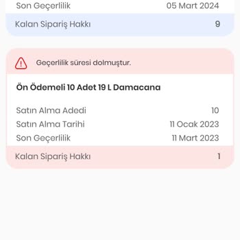 Kapanan Pınar Su Bayisi Nedeniyle Firsat Paketinden Hakkımın İadesi