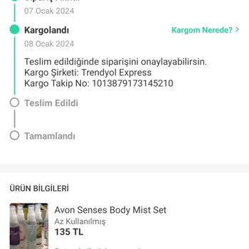 Trendyol Express Trendyol Expres Kargomu Getirmiyor